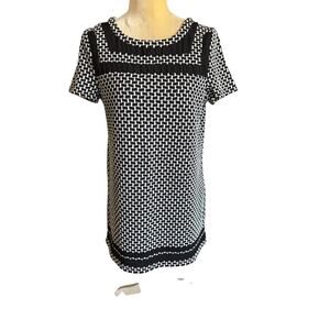 Anthropologie Postmark Basketweave Tunic Top Size Medium